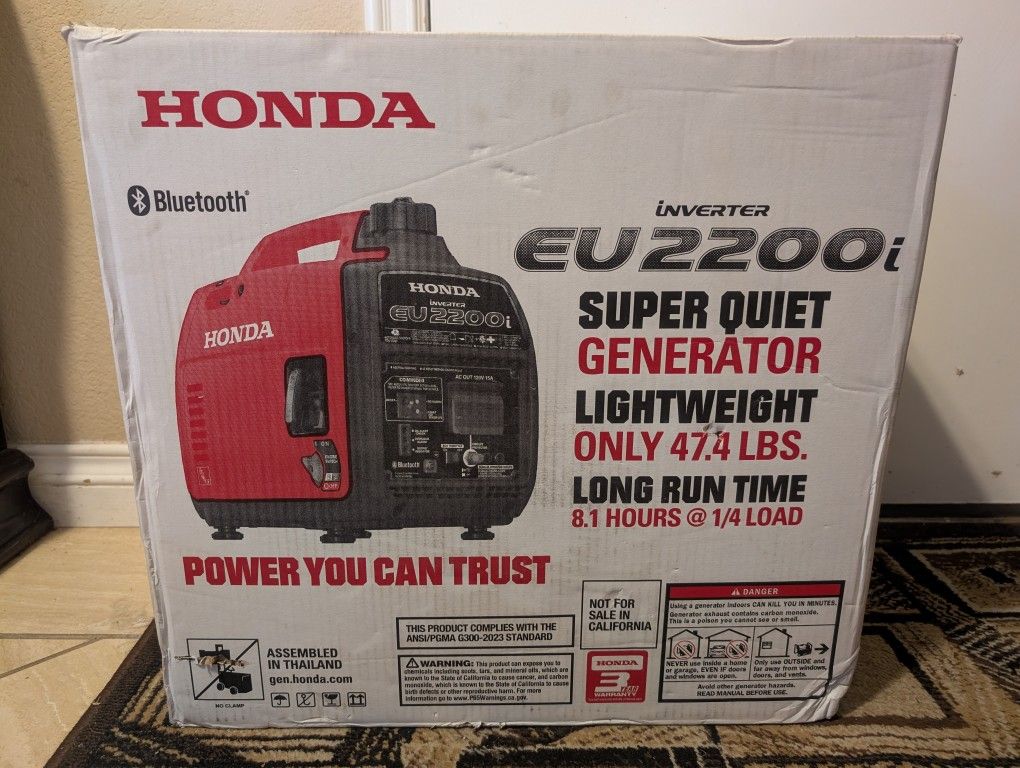 EU2200 EU2200i Honda Generator Brand New