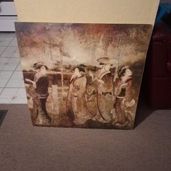 A Folklore Painting Of Japan Culture