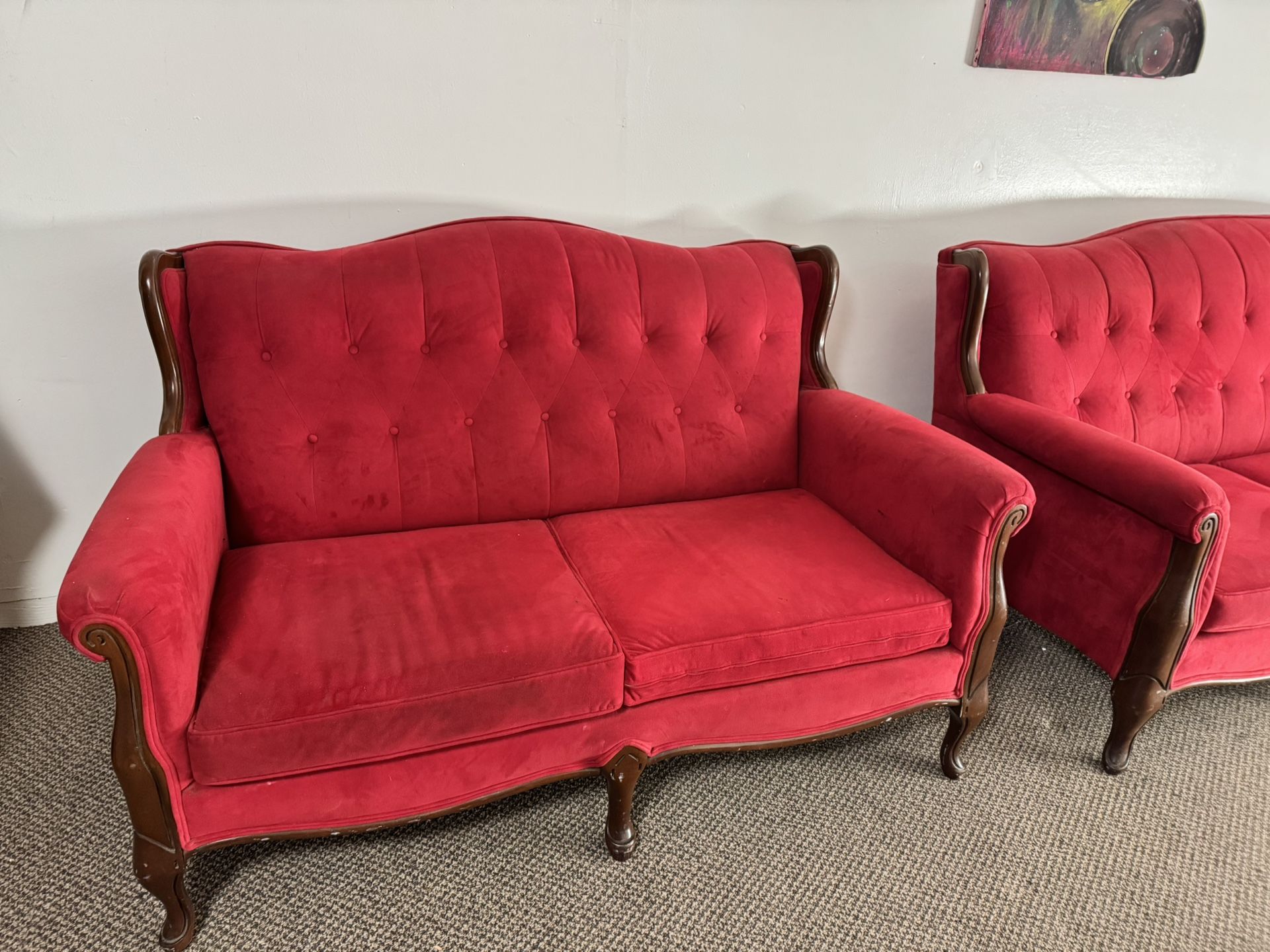 2 Red Couches
