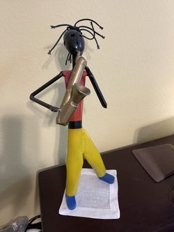 Two Musician Statues (Made In South Africa)