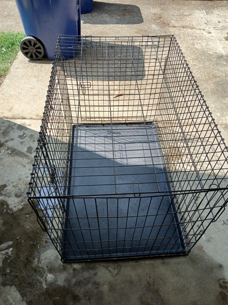 Black XL Dog Cage