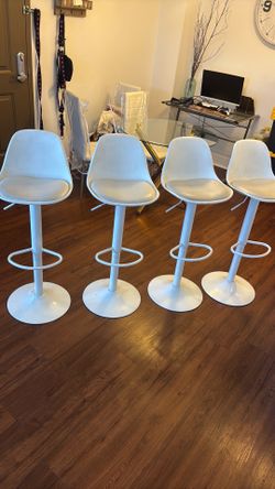 White stool  chairs
