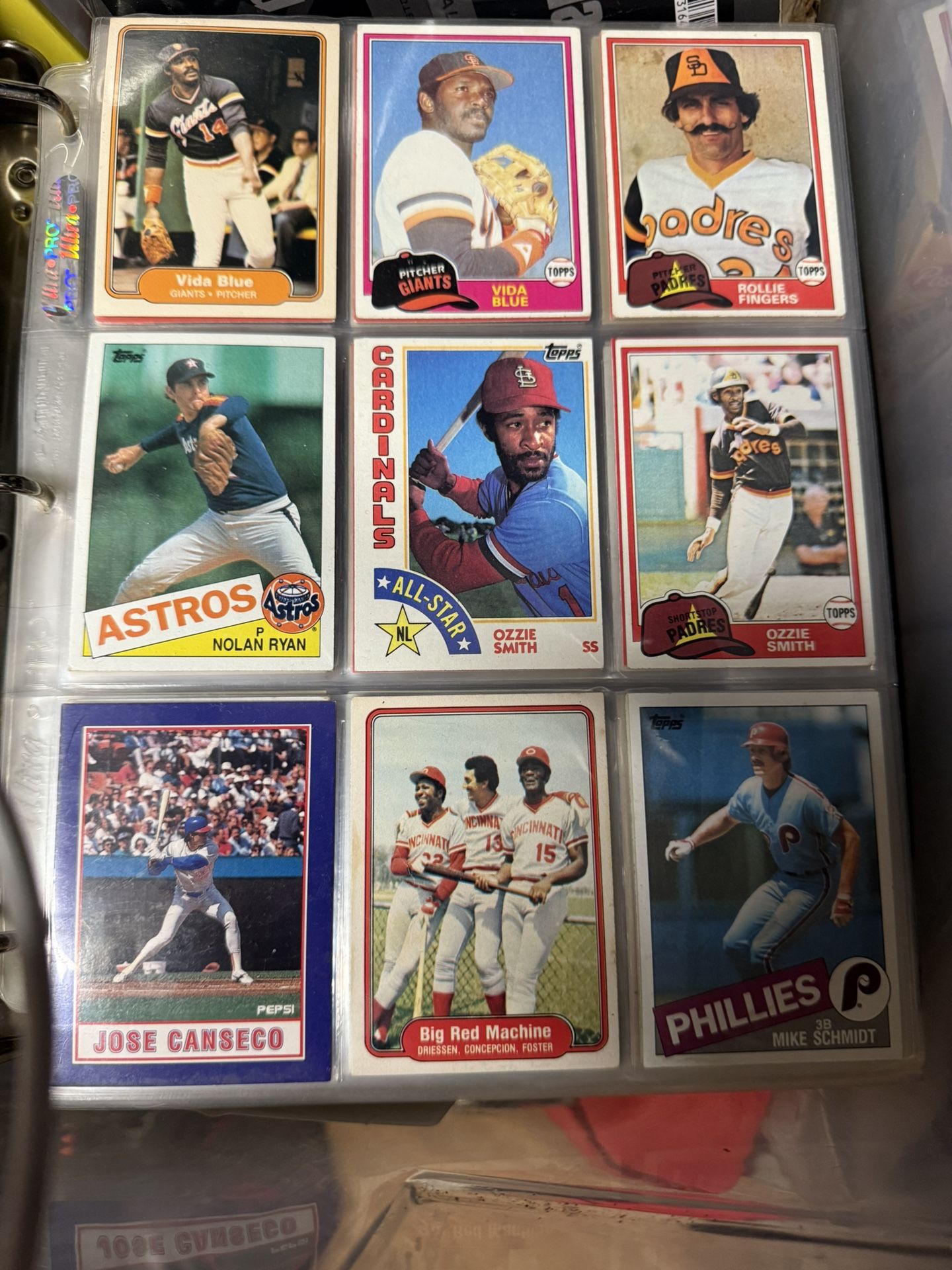 70s 80s Baseball Cards. Topps Upperdeck