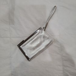 Calvin Klein Silver Wedding Clutch
