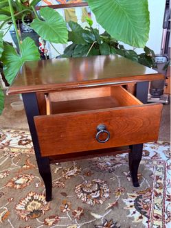 100% solid wood nightstand