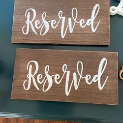 Wedding Signs