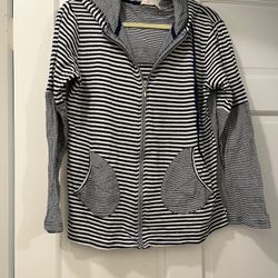 Unisex Sweatshirt hooded jacket color block