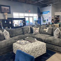 4TH OF JULY SALE🚨‼️ Grey Sectional☑️✨ $4,499