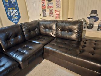 Dark brown  couch
