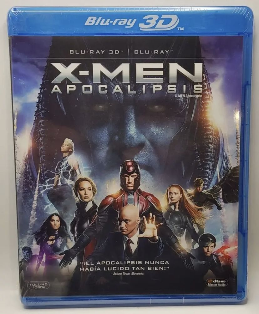 brand new sealed 3d blu ray xmen apocalypse bluray
