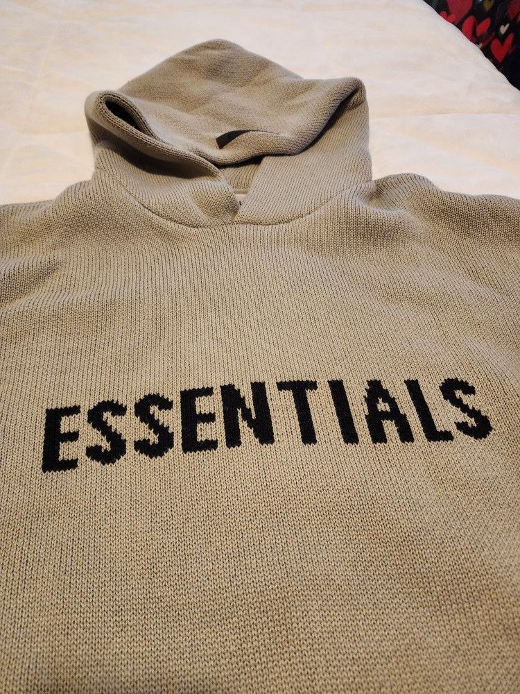 Essential Knit Hoodie Size Xl