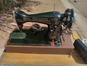 Antique Premier Portable Sewing Machine