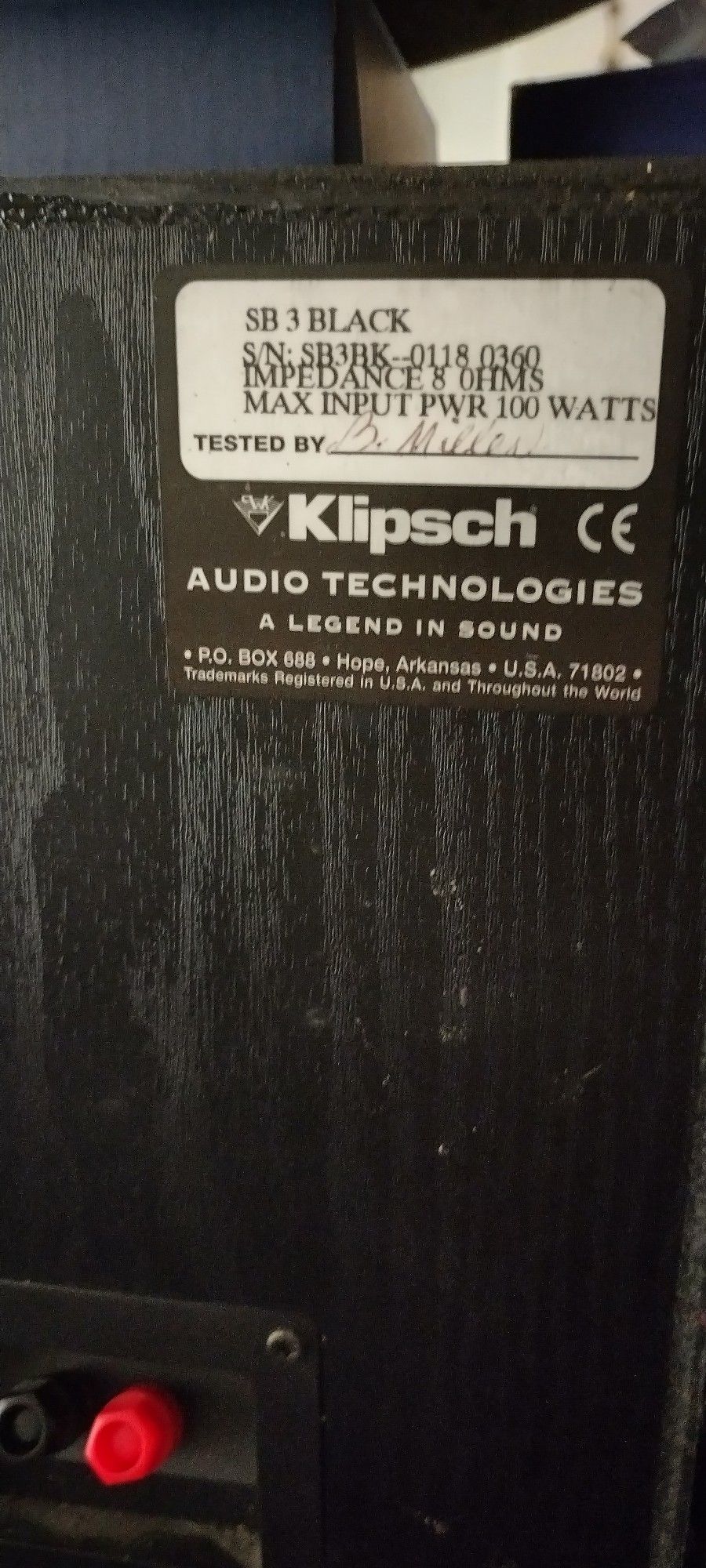 Klipsch SB3's