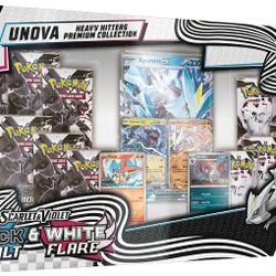 Pokémon Scarlet & Violet: Black Bolt & White Flare Unova Heavy Hitters Premium Collection