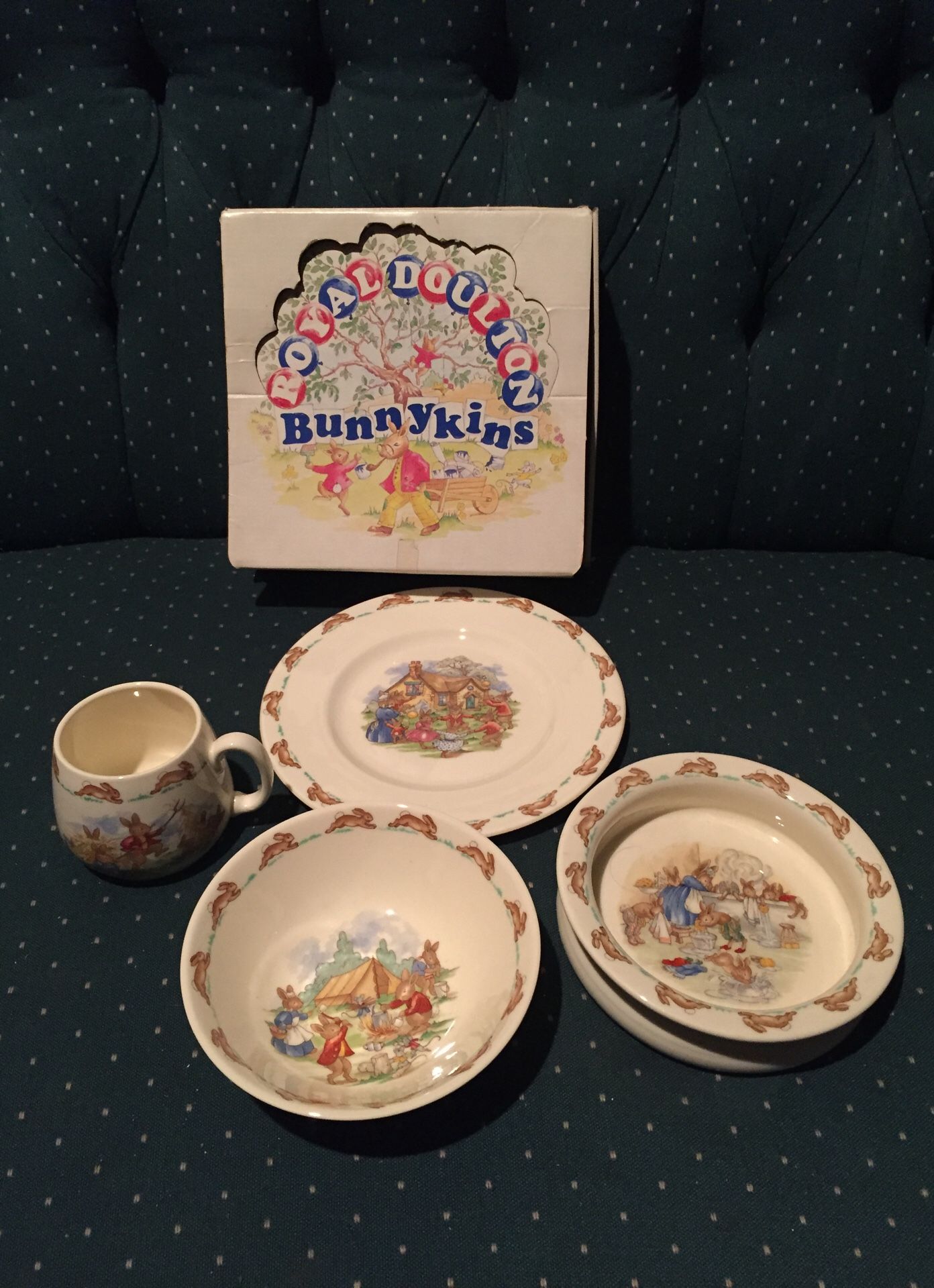 Royal Doulton Bunnykins baby dishes