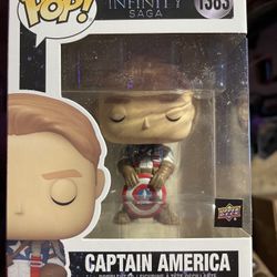 FUNKO POP CAPTAIN AMERICA INFINTY SAGA (UPPER DECK REDEMPTION ) Rare!