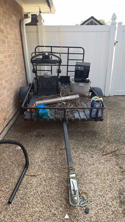 4x6 Utility Trailer w/ Ramp Gate – Clean Title