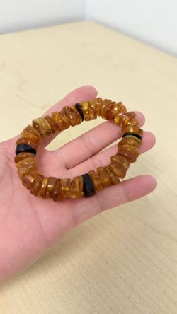 Genuine Natural Amber Stretch Bracelet
