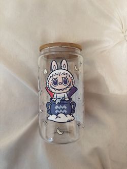 Labubu Libby Drink Cup Jar 