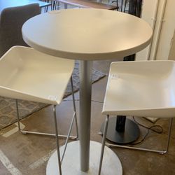 White Mod Bistro Table