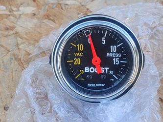 Autometer boost gauge