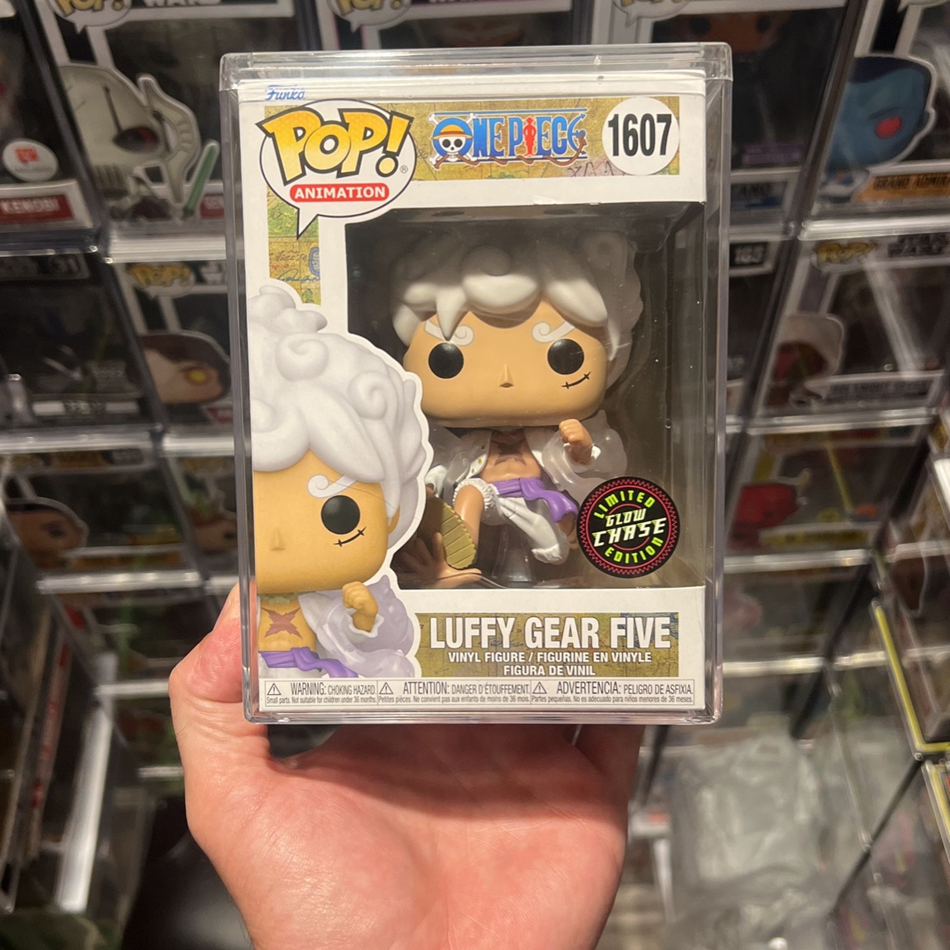Funko Pop! One Piece Luffy Gear Five Glow Chase 1607