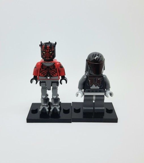 Lego Star Wars Darth Mual And Mandalorian Super Commando