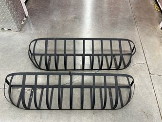 2 Metal Wall Planters