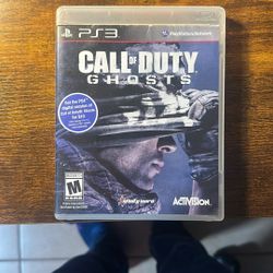PS3 Game Call of Duty Ghosts 