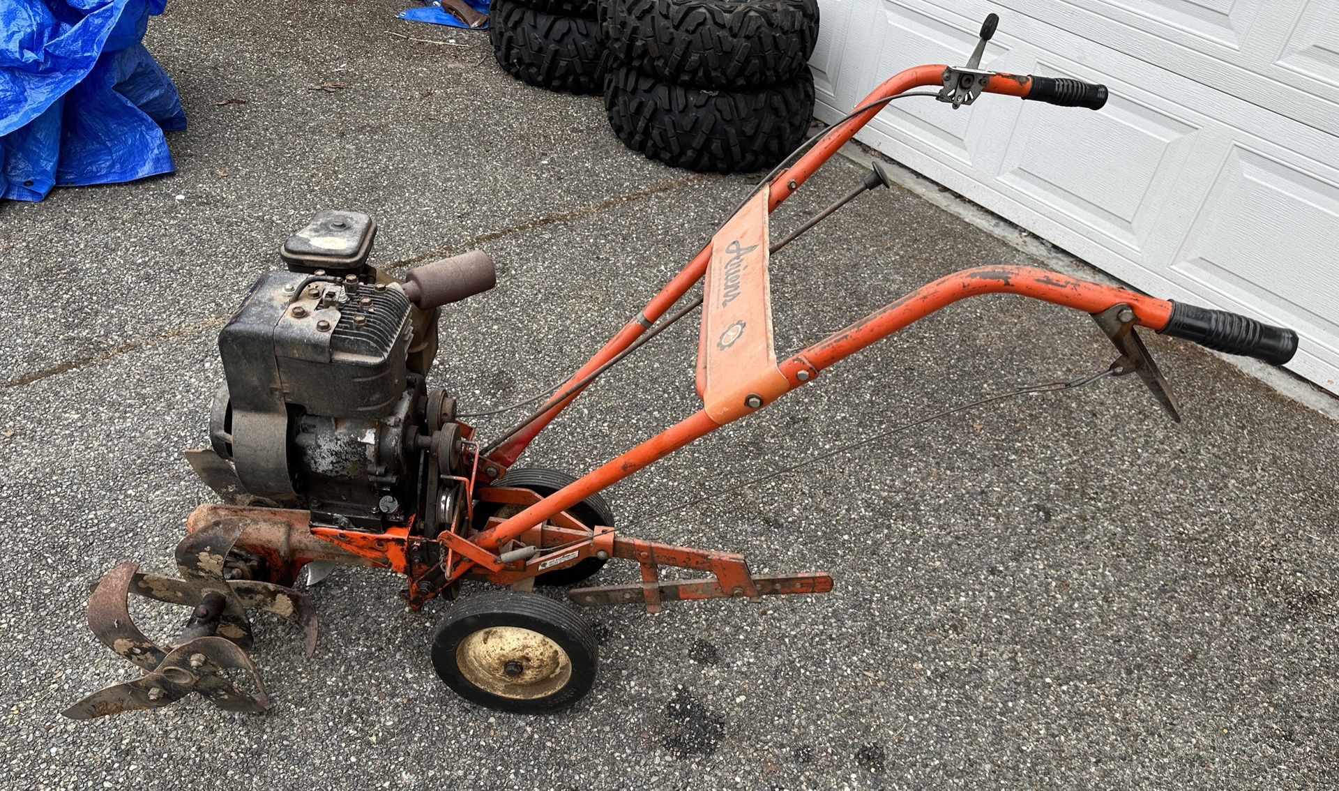 Arians Tiller Rototiller Not Working No Spark Engine Needs Repair for