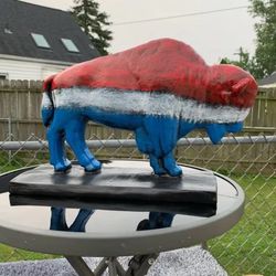 The Patriotic Buffalo Statue 