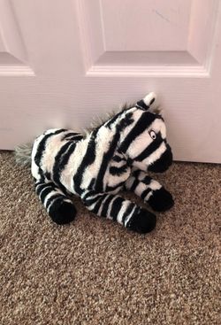 Zebra stuffed animal