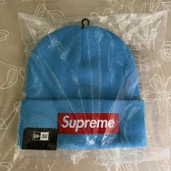 Supreme Box Logo Beanie Blue 