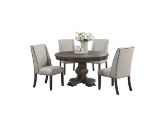 5 Piece Round Set – Table & 4 Chairs