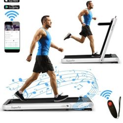 SuperFit 4.75 HP 2-in-1 Folding Treadmill – Brand New – $250