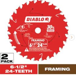 DIABLO
6-1/2in. x 24-Teeth Framing Circular Saw Blade for 