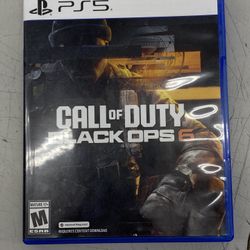 Sony PlayStation 5 PS5 Call Of Duty Black Ops 6 Video Game