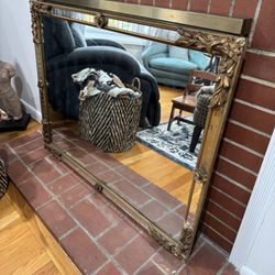 Large vintage mirror