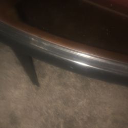 Black Coffee Table Glass Top