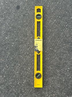 NEW! STANLEY TOOLS 12” ABS PLASTIC 3-VIAL LEVEL, 42-466