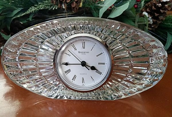Waterford Crystal Desk Clock Starburst For In Mchenry Il Offerup Waterford Crystal Desk Clock Starburst