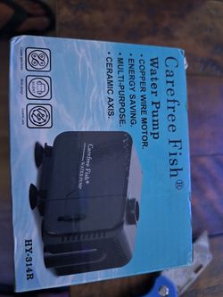 CareFree Fish Tank / Pond Water Pump 