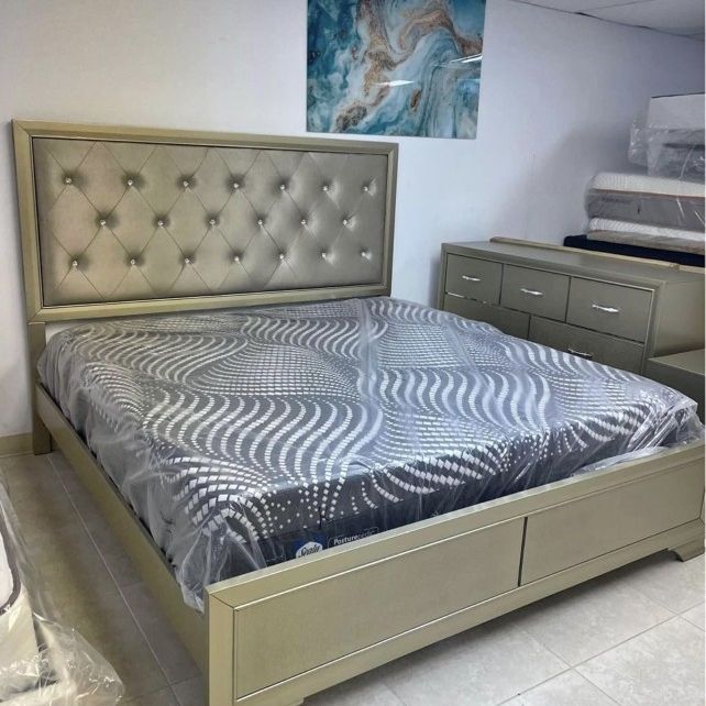 King Gold Bed