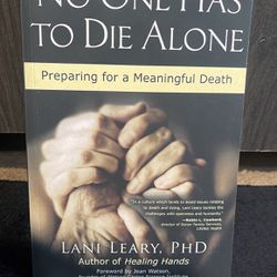 N One Has To Die Alone Text Book
