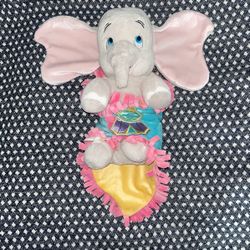 Disney Plush - Disney's Babies - Dumbo Baby In Blanket $5