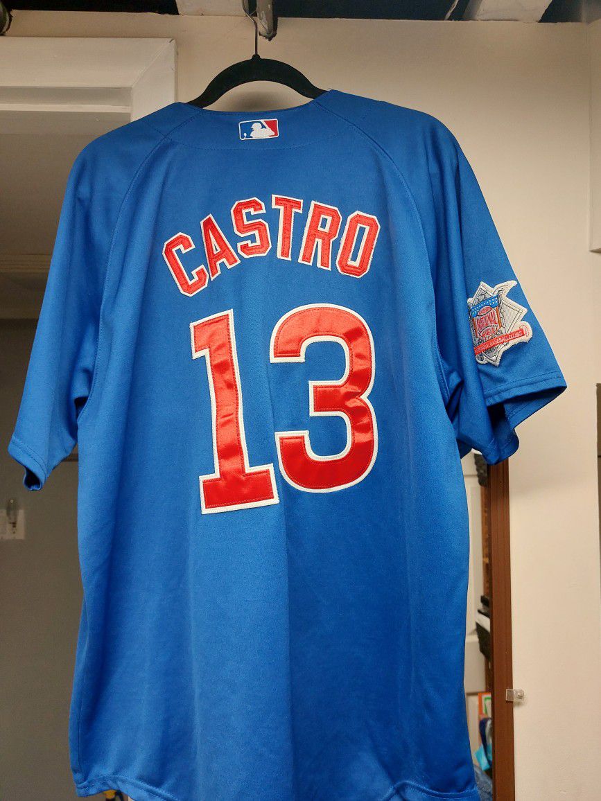 Chicago Cubs Starling Castro authentic Majestic Jersey