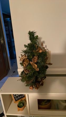 Small Decorated Artificial Christmas Tree