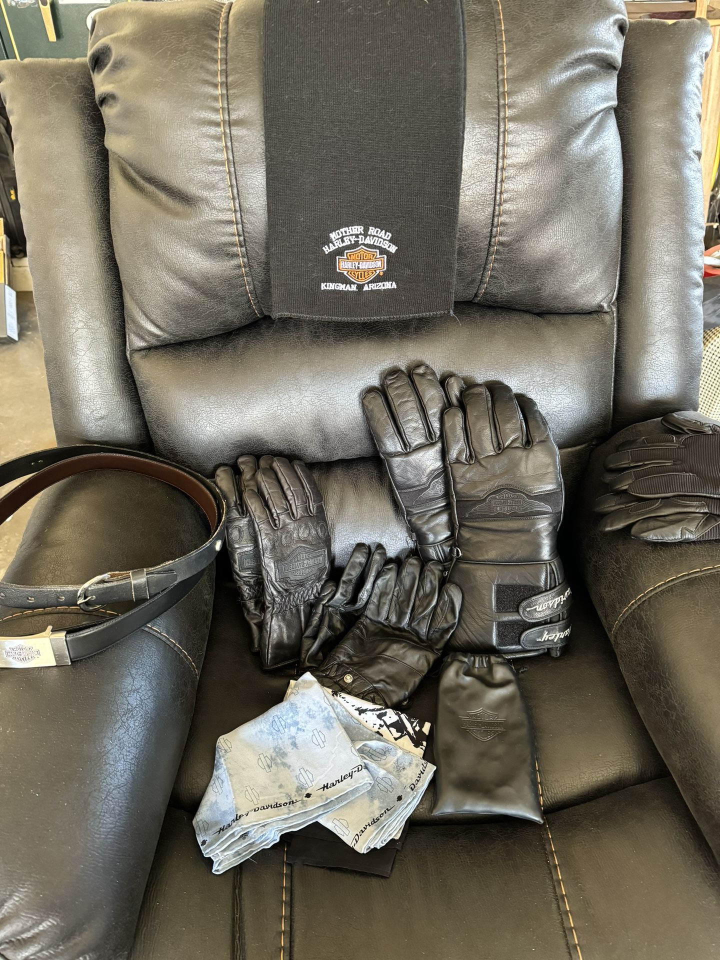 Harley Davidson Belts And Gloves - www.tita.cl