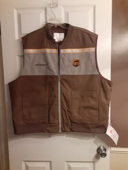 Size 2XL Men's UPS Vest Jacket 