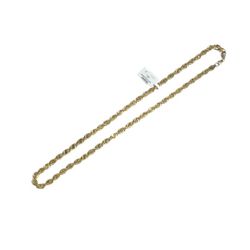 10KT PURE ITALIAN GOLD ROPE CHAIN